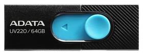 USB flashdisk ADATA Dash Drive UV220 64GB čierny/modrý

 obrázok produktu 1 z 3