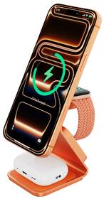 Bezdrôtová nabíjačka Cubenest SQ314 Qi2.2 3v1 s MagSafe oranžová

 obrázok produktu 5 z 19