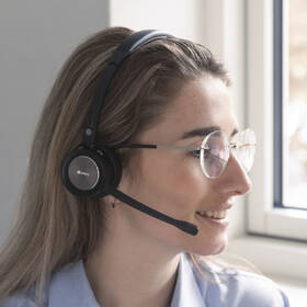 Headset Sandberg Wireless Office Headset Pro+ čierny

 obrázok produktu 7 z 15