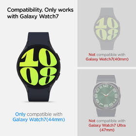 Tvrdené sklo Spigen tR EZ Fit na Samsung Galaxy Watch7 44mm, (2 ks) 

 obrázok produktu 4 z 11