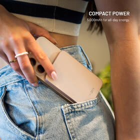 Powerbank FIXED MagZen 5 Crystal s Qi2 a MagSafe, 5000 mAh čierny

 obrázok produktu 9 z 11