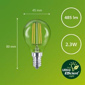 LED žiarovka Philips 40W, filament, E14, studená biela 

 obrázok produktu 3 z 3