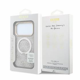 Kryt na mobil Guess PU 4G Ring Stand MagSafe na Apple iPhone 18 Pro ružový

 obrázok produktu 6 z 6