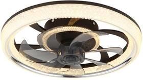LED stropné svietidlo GLOBO Cirilla, s ventilátorom čierne

 obrázok produktu 3 z 7