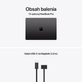 Notebook Apple 14" M5 10× CPU 10× GPU, 24 GB, 1 TB - kozmicky čierny SK 

 obrázok produktu 8 z 8