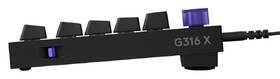 Klávesnica Logitech G316 X 75 - US INT'L layout čierna

 obrázok produktu 6 z 9