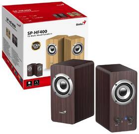 Reproduktory Genius SP-HF400 Dark wood hnedé

 obrázok produktu 5 z 5