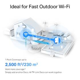 Kompletný Wi-Fi systém TP-Link Deco X50-Outdoor Mesh, AX3000 biely

 obrázok produktu 6 z 9