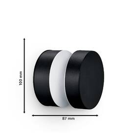 Nástenné svietidlo Philips Laven, 4000 K čierne

 obrázok produktu 1 z 4