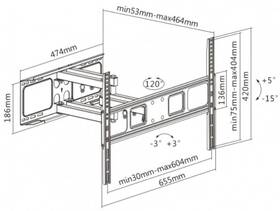 Držiak na TV Mk Floria MKF17DP641,40KG,600X400MM 

 obrázok produktu 1 z 1
