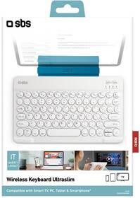 Klávesnica SBS pre tablet, univerzálna, bezdrôtová, US layout biele

 obrázok produktu 2 z 2