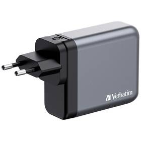 Cestovný adaptér Verbatim GNC-140 GaN, 140W, 3x USB-C PD, 1x USB QC sivý

 obrázok produktu 4 z 5