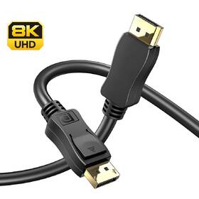 Kábel PremiumCord DisplayPort 1.4, M/M, 2 m čierny

 obrázok produktu 5 z 7