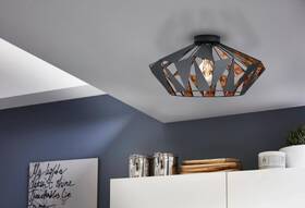 LED stropné svietidlo Eglo Carlton 6 čierne/medené

 obrázok produktu 1 z 2