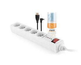 Prepäťová ochrana GoGEN TV STARTER KIT 3, HDMI 2.0 biela

 obrázok produktu 2 z 9