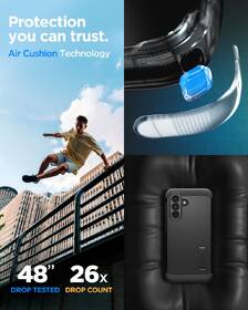 Kryt na mobil Spigen Tough Armor - Samsung Galaxy A37 5G čierny

 obrázok produktu 10 z 14