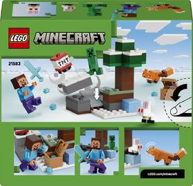Stavebnica LEGO® Minecraft®  21583 Steve a dobrodružství v tajze 

 obrázok produktu 3 z 9