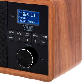 Rádioprijímač s DAB+ Adler AD1184 čierny/hnedý

 obrázok produktu 4 z 10