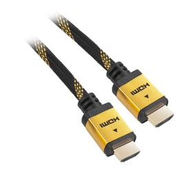 Kábel GoGEN HDMI 2.0, 1,5m, opletený, pozlátený, s ethernetom čierny

 obrázok produktu 1 z 2