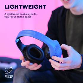 Headset Trust GXT 415B Zirox modrý

 obrázok produktu 7 z 12