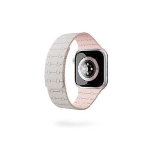 Remienok Epico Magnetic+ Silicone na Apple Watch SE (40mm)/Series 1-9 (38/40/41mm) 10-11 (42mm) biely

 obrázok produktu 2 z 3