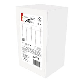 Vianočné osvetlenie EMOS 140 LED girlanda - 10x cencúľ, 3,6 m, vonkajšia aj vnútorná, studená biela 

 obrázok produktu 4 z 4
