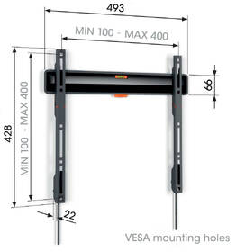 Držiak na TV Vogel’s TVM 3403 pevný, pre uhlopriečky 32" až 77", nosnosť 50 kg čierny

 obrázok produktu 1 z 9