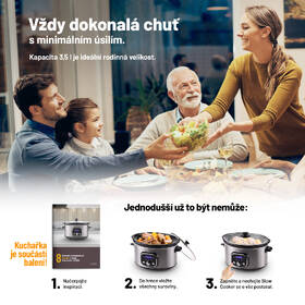 Pomalý hrniec Lauben Slow Cooker 3500SB 

 obrázok produktu 6 z 10