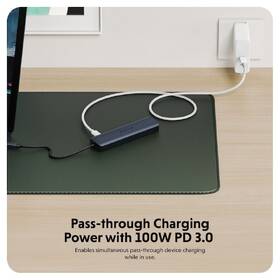 USB Hub HyperDrive EcoSmart Gen.2 USB-C 7-in-1 100W PD Pass-thru 

 obrázok produktu 4 z 6