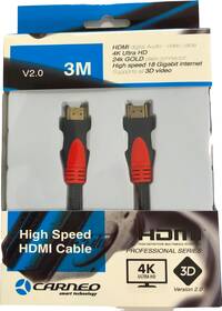 Kábel Carneo Gold Premium, HDMI, 2.0, 3m 

 obrázok produktu 1 z 2