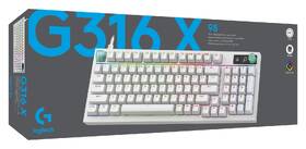 Klávesnica Logitech G316 X 98, US INT'L layout biela

 obrázok produktu 18 z 18