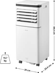 Mobilná klimatizácia Sencor SAC MT7042C Wi-Fi, 7 000 BTU/h biela

 obrázok produktu 2 z 6