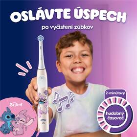 Zubná kefka Oral-B iO Kids Disney Stitch Angel biely/krémový

 obrázok produktu 5 z 7