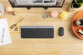 Klávesnica s myšou Logitech MK470 Slim, CZ/SK sivá

 obrázok produktu 5 z 8