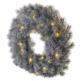 LED dekorácie EMOS 20 LED adventný veniec, 40 cm, 2x AA, vnútorná, teplá biela, časovač 

 obrázok produktu 1 z 4