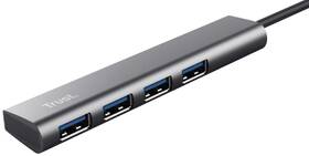 USB Hub Trust Halyx Aluminium USB/4x USB 3.2 Gen1 strieborný

 obrázok produktu 4 z 10