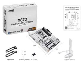 Základná doska Asus X870 MAX Gaming WIFI7 White biela

 obrázok produktu 9 z 9