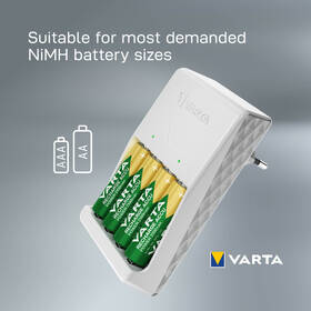 Nabíjačka Varta Plug Charger + 4 AA 2100 mAh 

 obrázok produktu 14 z 14