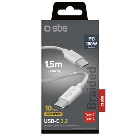 Kábel SBS USB-C/USB-C, PD, 100 W, 1,5 m sivý

 obrázok produktu 8 z 8