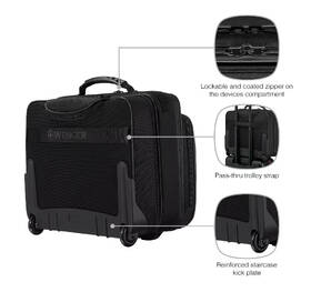 Brašna na notebook Wenger Legacy Black Series Wheel 16" čierna

 obrázok produktu 15 z 17