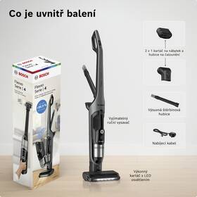 Tyčový vysávač Bosch BHH4GN28 Flexxo 28 Vmax sivý

 obrázok produktu 23 z 35