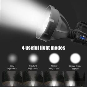 Lampáš Solight 800 lm, power bank, Li-Ion, USB 

 obrázok produktu 6 z 7