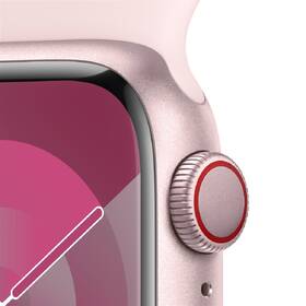 Inteligentné hodinky Apple GPS + Cellular 41mm puzdro zo ružového hliníka - svetlo ružový športový remienok - M/L 

 obrázok produktu 2 z 7
