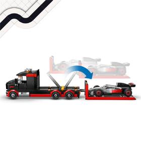 Stavebnica LEGO® City 60493 Výstavný nákladiak F1® s pretekárskym autom Audi F1® 

 obrázok produktu 3 z 9
