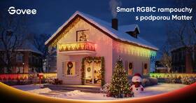 LED reťaz Govee Smart rampouchy RGBIC, 10m biely

 obrázok produktu 1 z 2