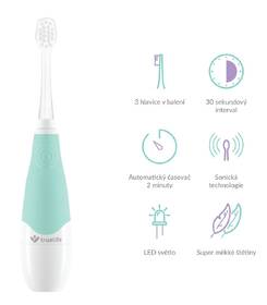 Zubná kefka TrueLife SonicBrush Baby G biela

 obrázok produktu 1 z 8