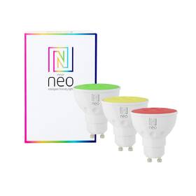 Inteligentná žiarovka IMMAX GU10 4,8W RGB+CCT, ZigBee, Tuya, 3ks 

 obrázok produktu 3 z 3