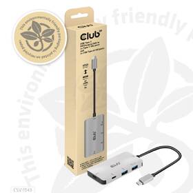USB Hub Club3D USB-C Gen2 PD na 2x USB-C 10G porty a 2x USB-A 10G porty 

 obrázok produktu 8 z 8
