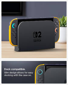 Puzdro Spigen Nano Pop Blueberry Navy  - Nintendo Switch 2 modré/oranžové

 obrázok produktu 17 z 19