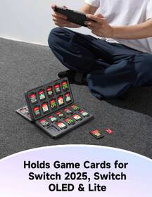 Puzdro JSAUX Game Card Case - Nintendo Switch 2 (40 Slots) čierne

 obrázok produktu 1 z 6